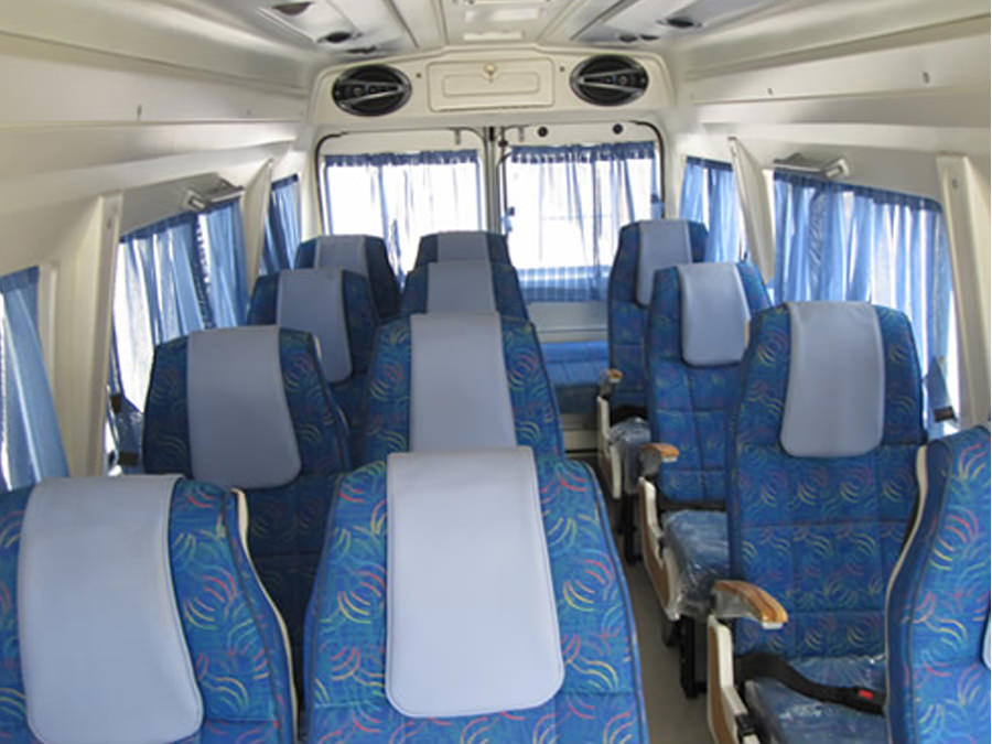 tempo traveller inside photos